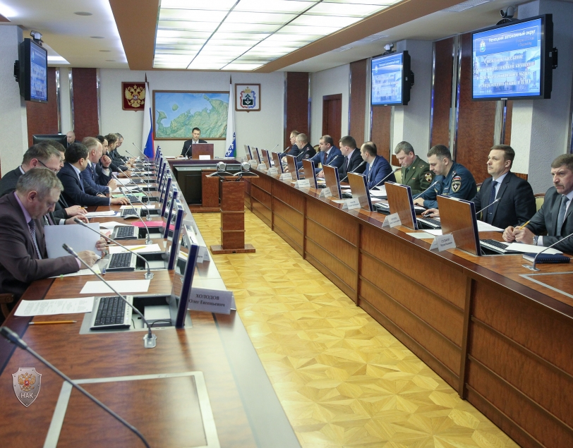 Открытие совместного заседания Антитеррористической комиссии и Оперативного штаба в Ненецком автономном округе