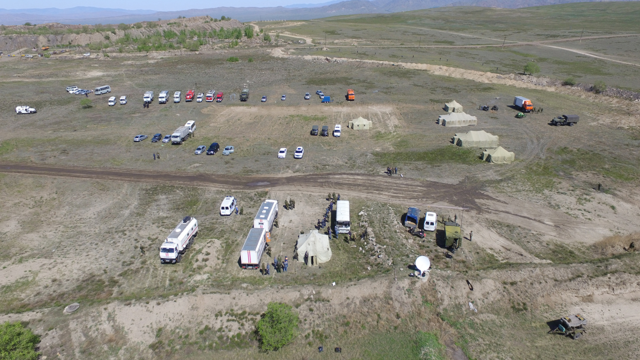 На территории Кызылского района Республики Тыва проведено антитеррористическое тактико-специальное учение «Молния – Каа-Хем».