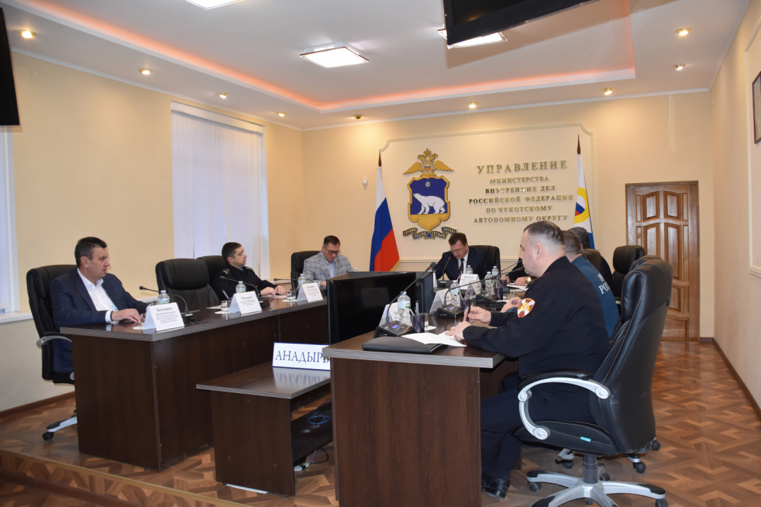 Заседание оперативного штаба в Чукотском автономном округе