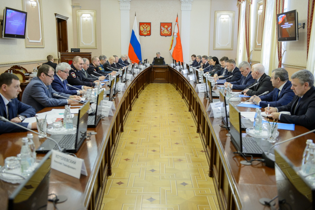 Заседание антитеррористической комиссии Воронежской области 
