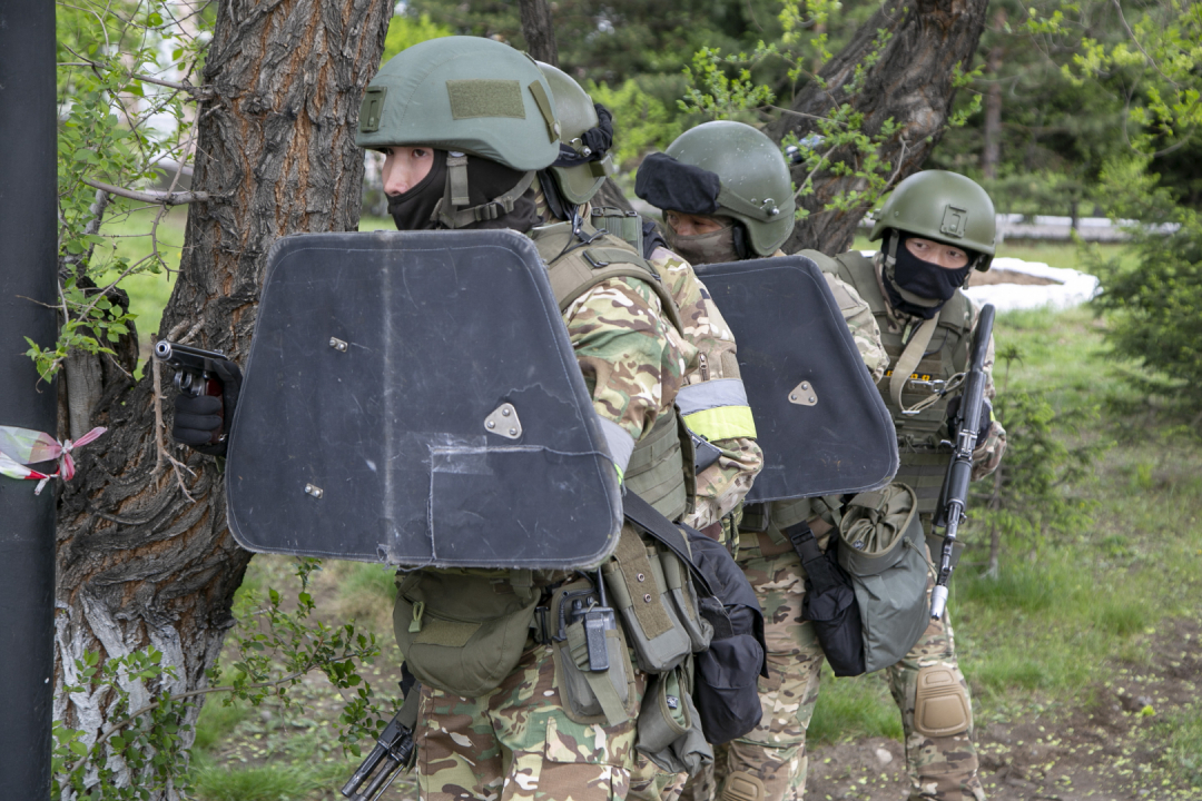 В Республике Тыва проведена антитеррористическая тренировка