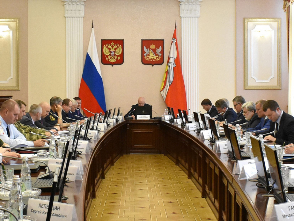 Совместное заседание антитеррористической комиссии в Воронежской области и оперативного штаба в Воронежской области 1 июня 2018 года.