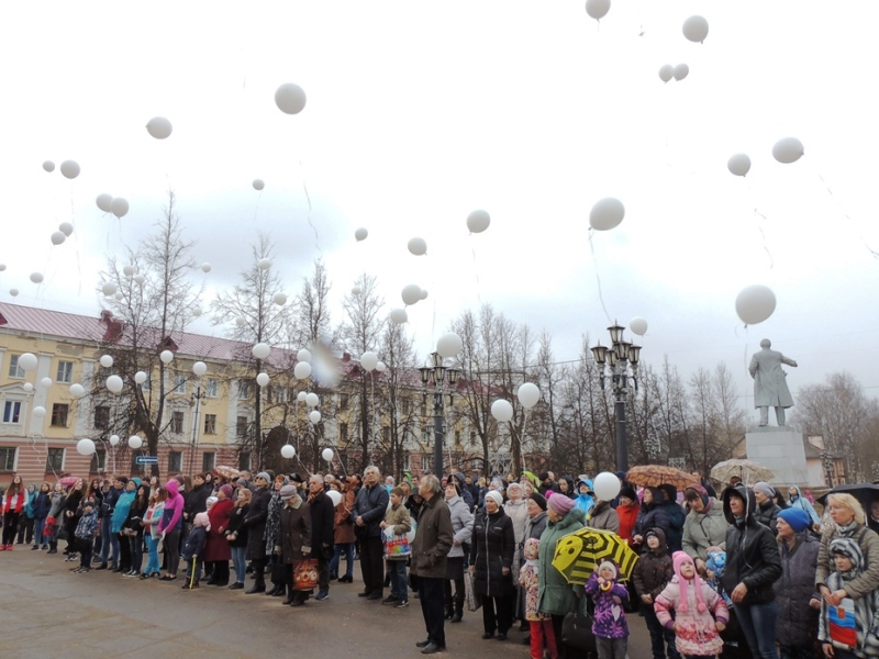В Бокситогорском районе Ленинградской области прошла акция памяти жертв теракта в петербургском метро