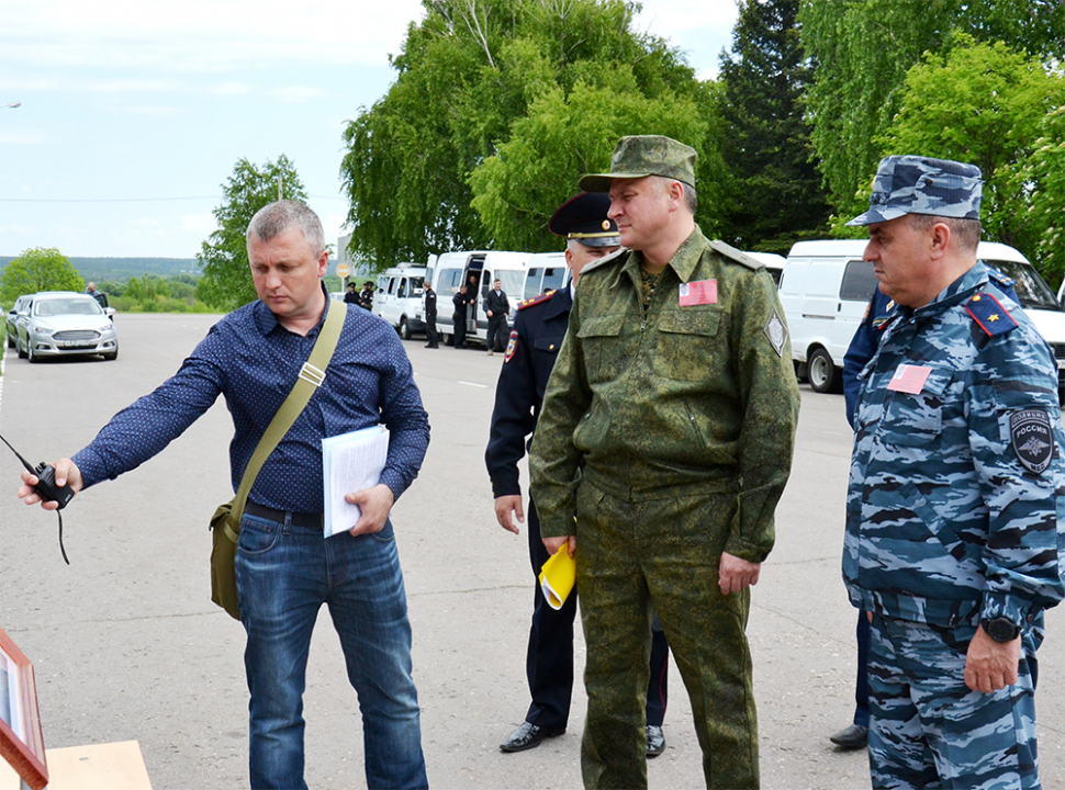 Осмотр готовности оперативных групп антикризисной деятельности Тамбовского района