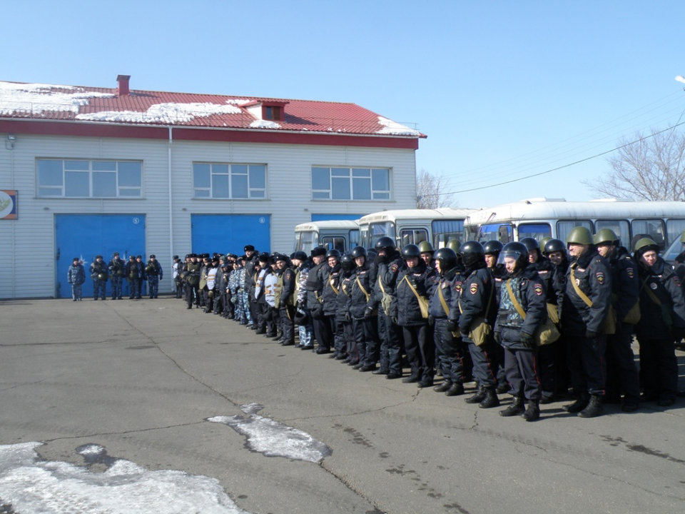 Функциональные группы оцепления и блокирования группировки ОШ в ЕАО