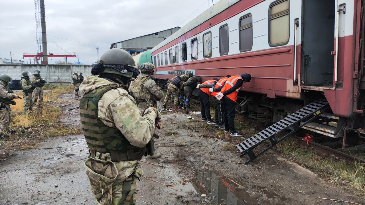 Тактико-специальное учение в Ульяновской области на объекте транспортной инфраструктуры  