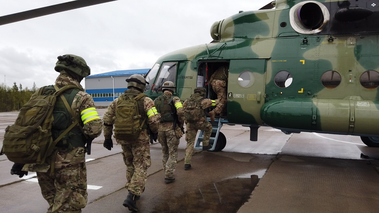 Оперативным штабом в морском районе (бассейне) в городе Мурманске проведено масштабное тактико-специальное учение