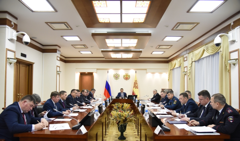 Открытие заседания антитеррористической комиссии в Чувашской Республике 