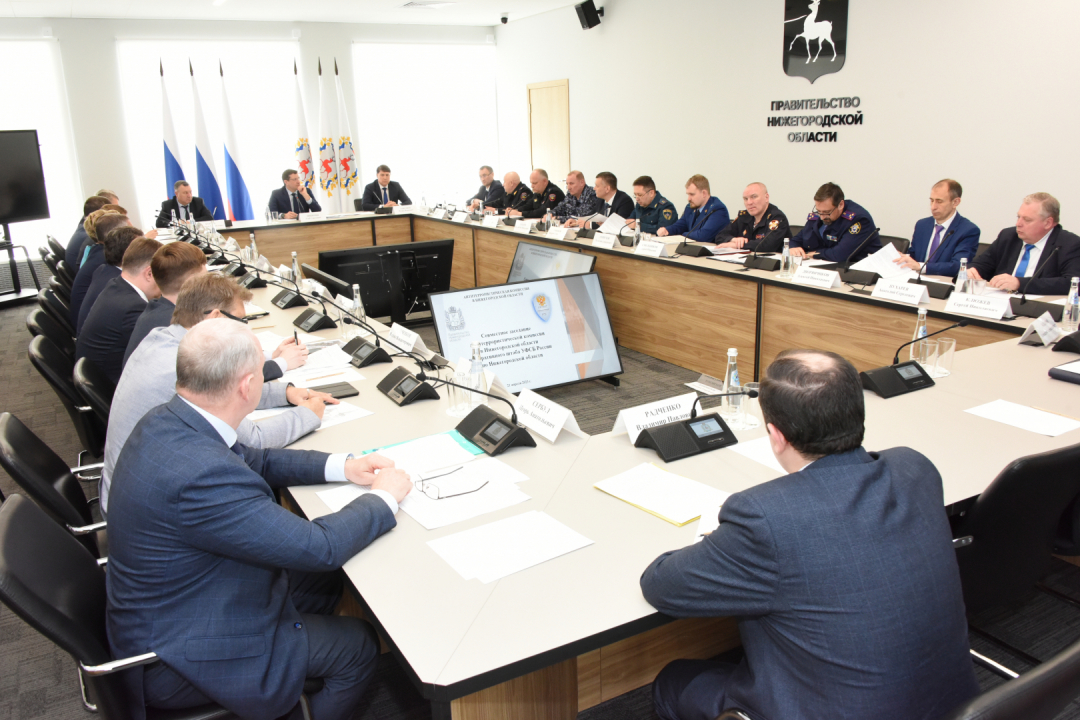  Проведено совместное заседание антитеррористической комиссии и оперативного штаба в Нижегородской области
