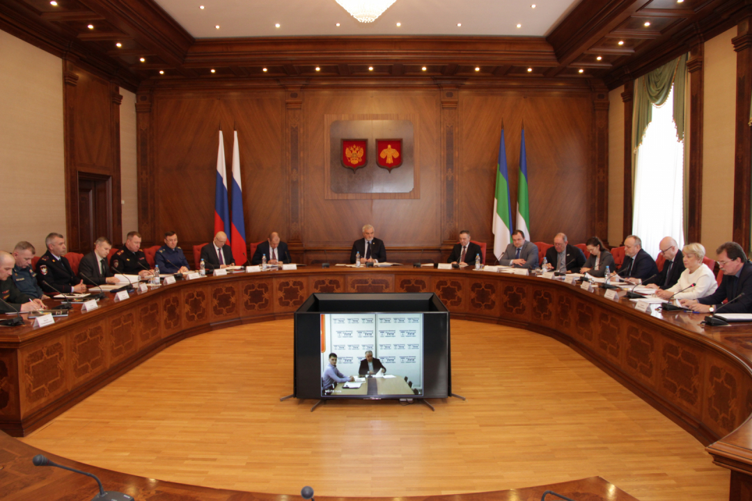 Открытие заседания Антитеррористической комиссии в Республике Коми