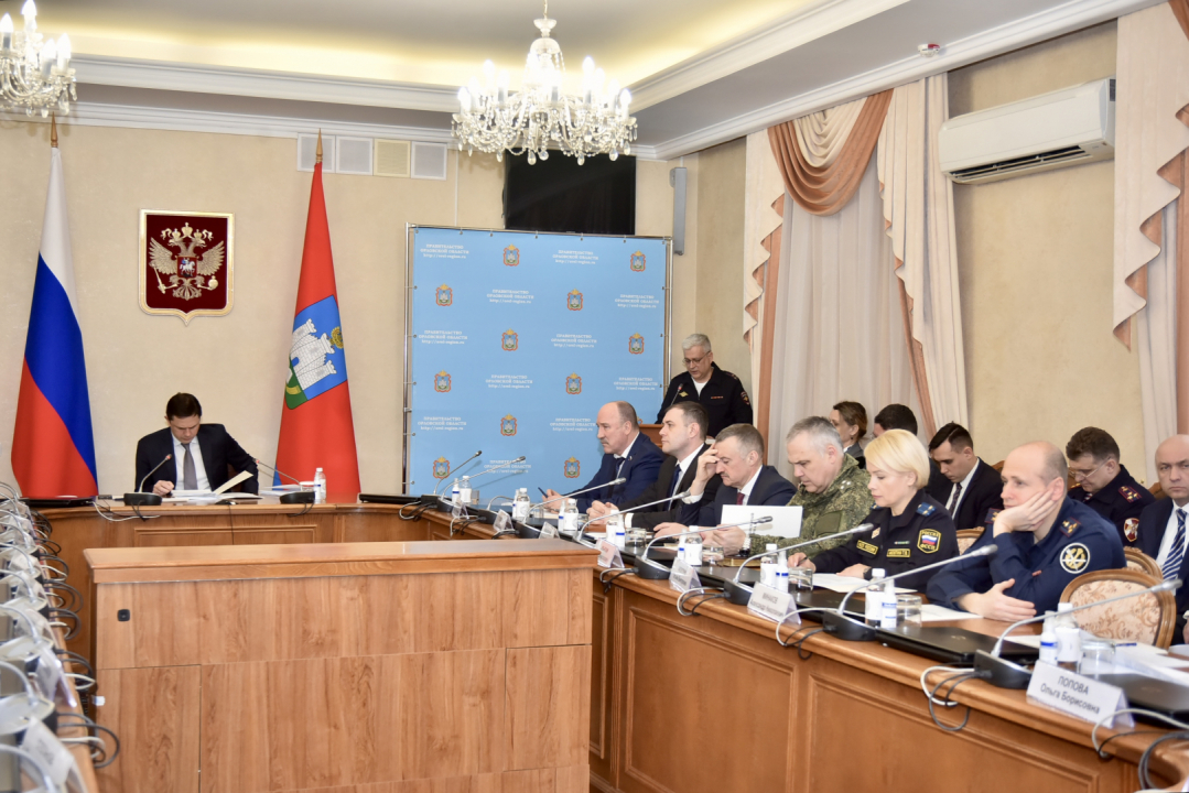 Совместное заседание АТК и ОШ в Орловской области