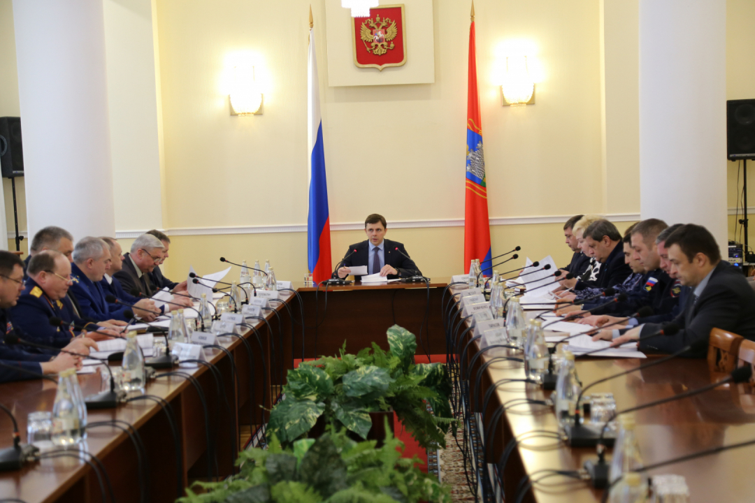 Заседание Антитеррористической комиссии в Орловской области 19 февраля 2019 года
