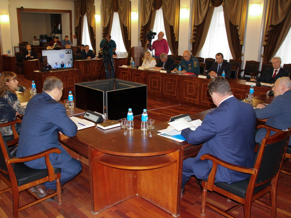 Заседание АТК в режиме видеоконференцсвязи с главами муниципальных образований в Магаданской области