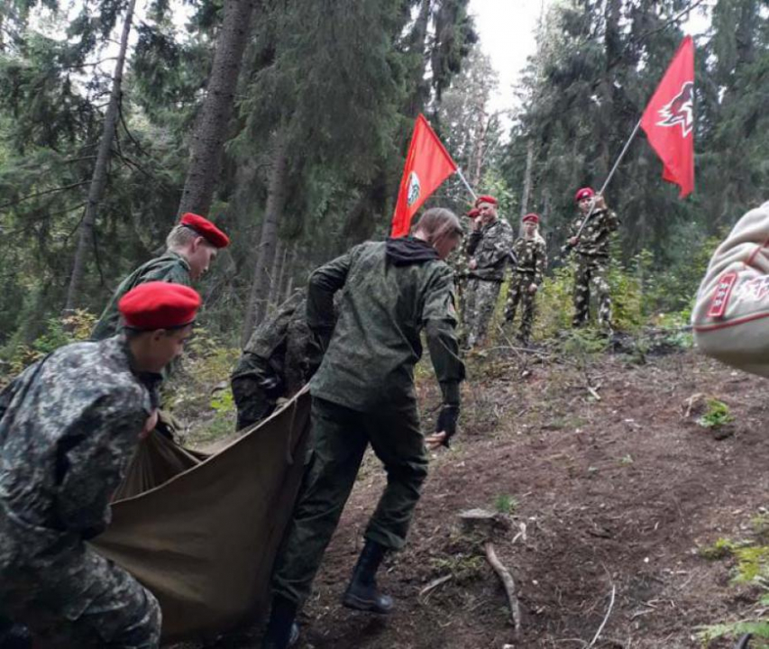 В Агалатово Ленинградской области  прошли военно-спортивные игры «Вместе сильнее»