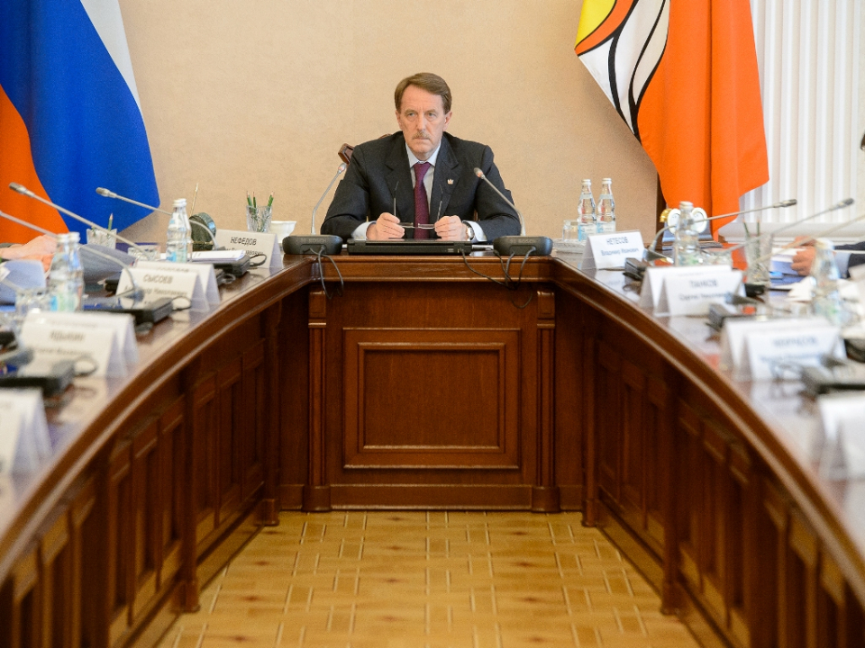 Совместное заседание АТК и ОШ в Воронежской области под председательством губернатора области Алексея Гордеева