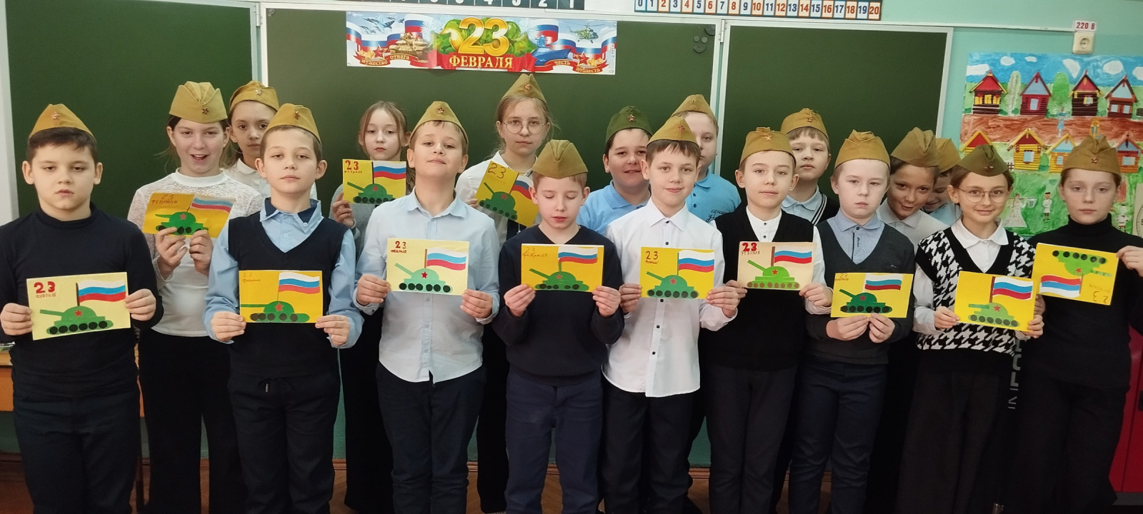 В МБОУ «Совхозная» проведена акция «Своих не бросаем» приуроченная ко Дню Защитника Отечества