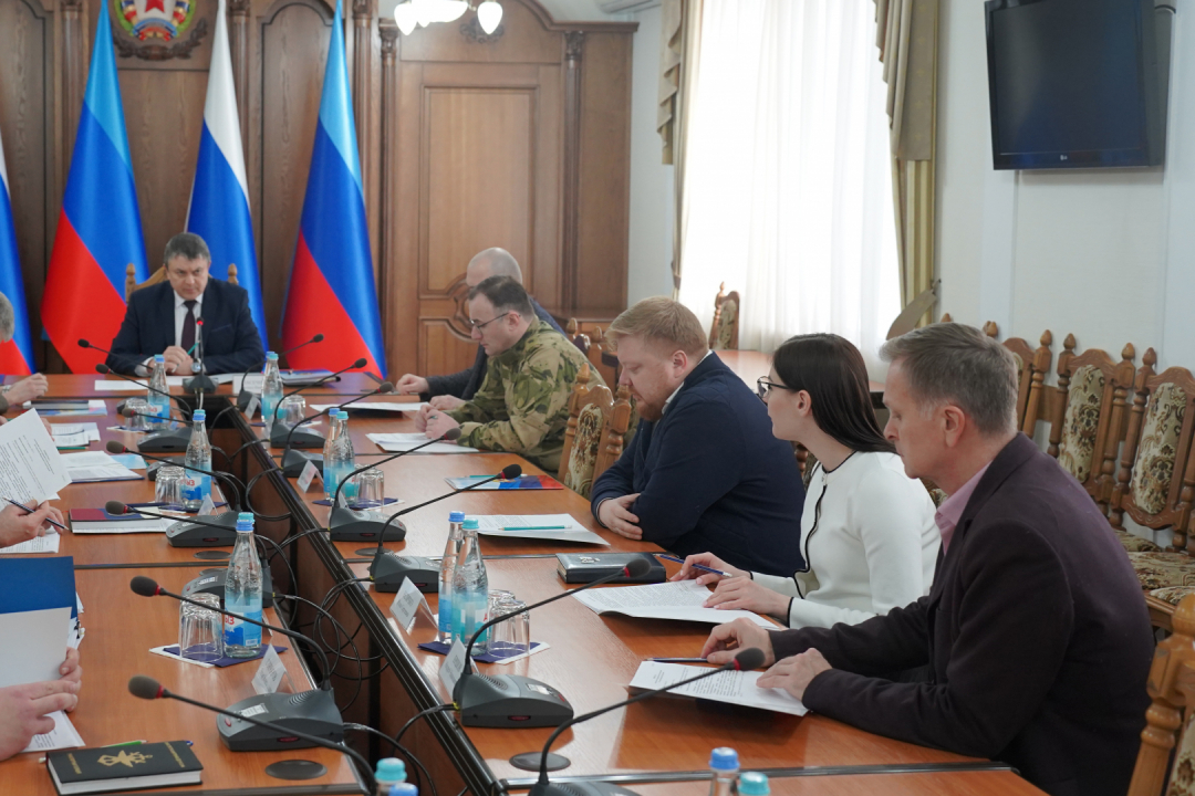 Заседание антитеррористической комиссии в Луганской Народной Республике