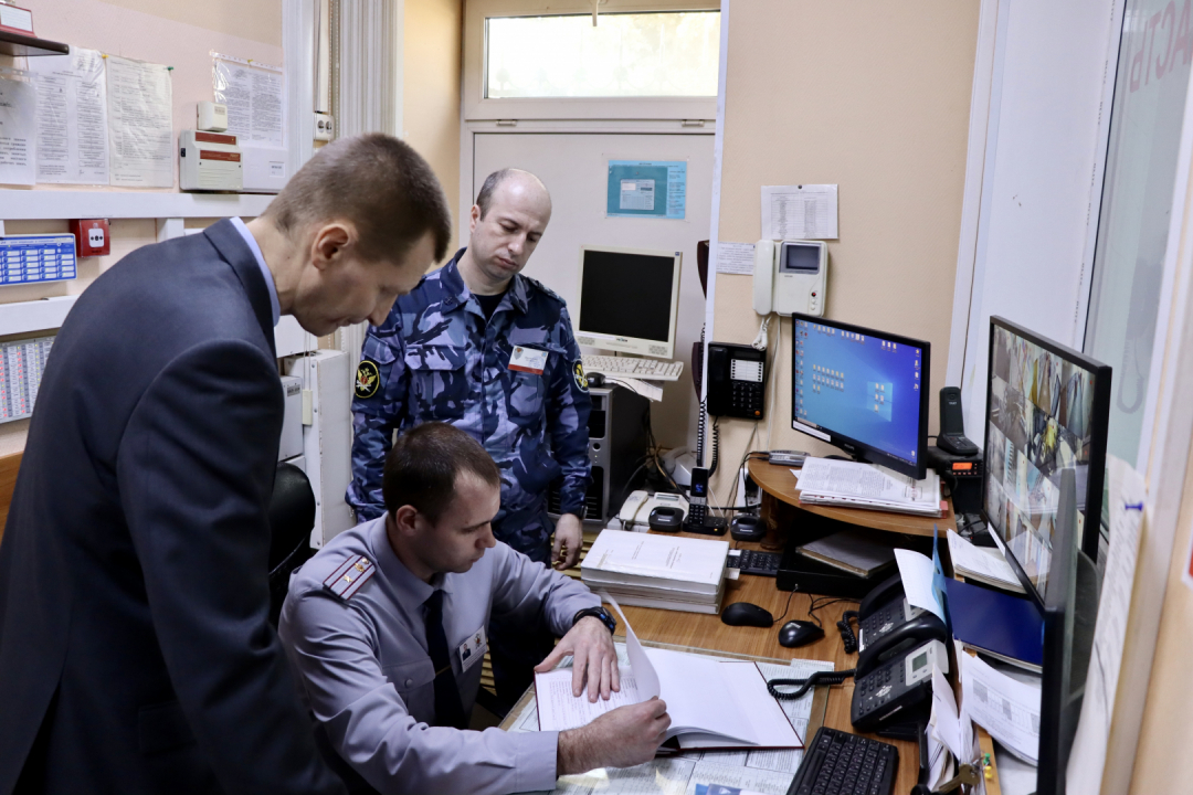 Проверка готовности дежурной службы УФСИН России по Саратовской области
