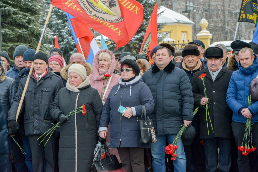 В Нижнем Новгороде проведен памятный митинг в честь 34-ой годовщины Дня вывода войск из Афганистана