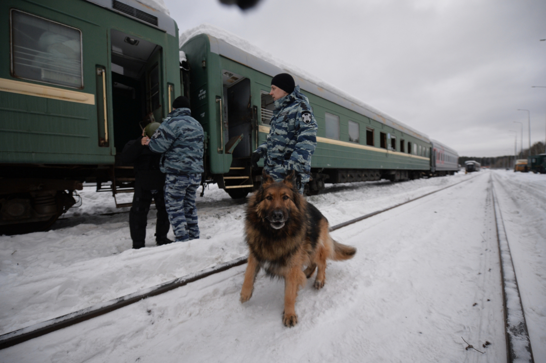 Обследование вагона на взрывобезопасность