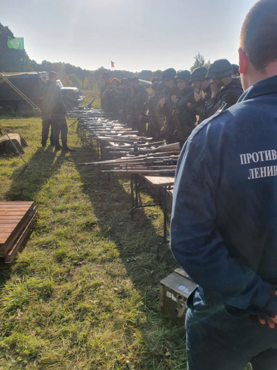 Юные патриоты Ленинградской области приняли участие в соревнованиях