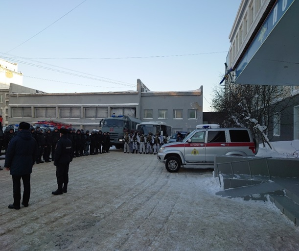 Плановое антитеррористическое учение в Магаданской области  