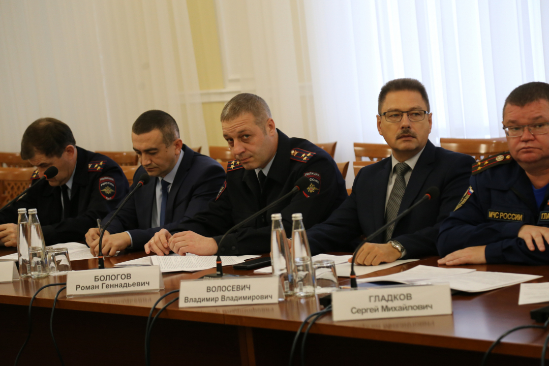 Совместное заседание Антитеррористической комиссии в Орловской области и Оперативного штаба в Орловской области