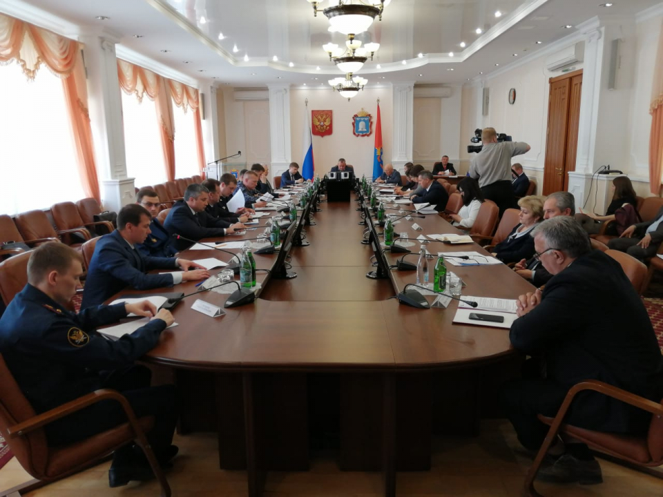 Прошло очередное совместное заседание антитеррористической комиссии и оперативного штаба в Тамбовской области