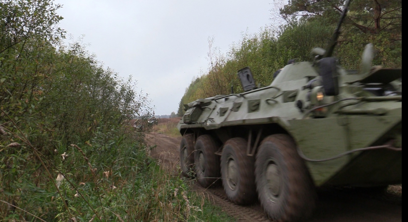 Выдвижение к месту оперативно-боевого мероприятия группы огневой поддержки