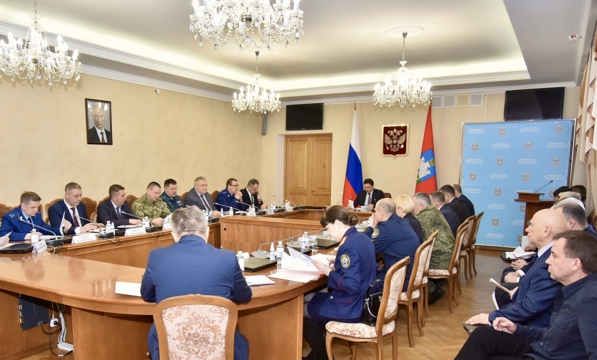 Совместное заседание АТК и ОШ в Орловской области