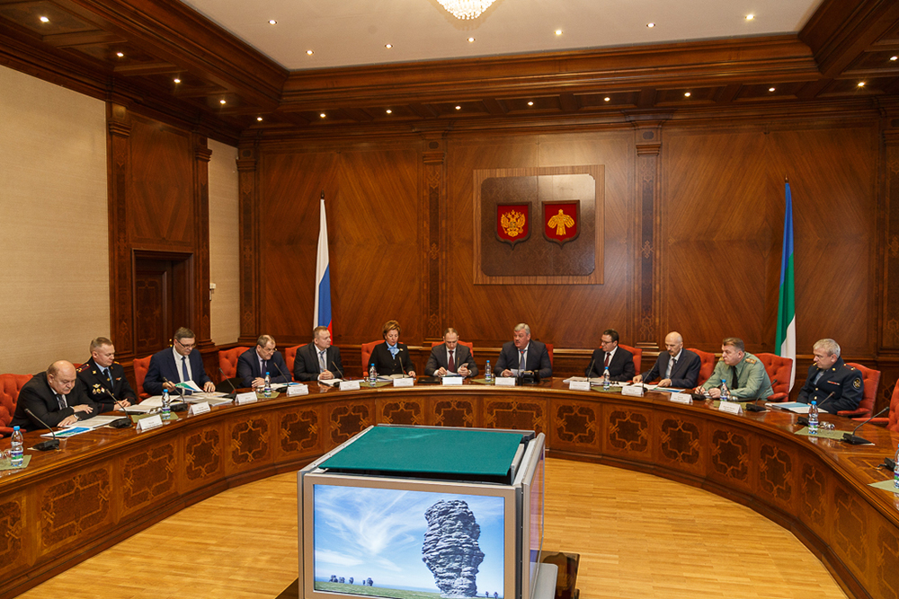 Открытие очередного заседания Антитеррористической комиссии в Республике Коми 