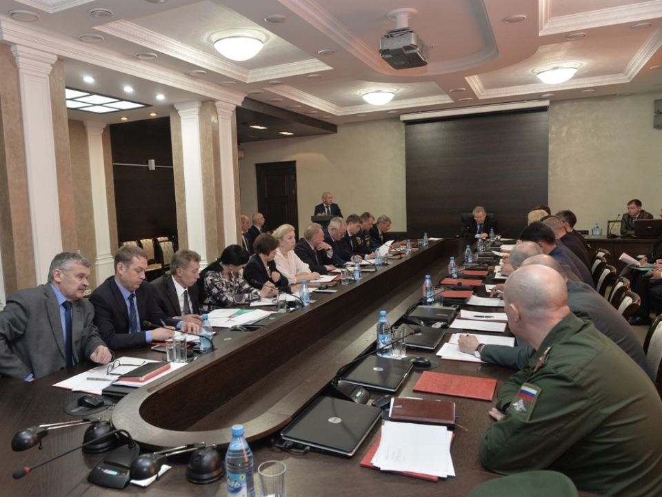 Совместное заседание республиканской антитеррористической комиссии и оперативного штаба в Республике Хакасия 