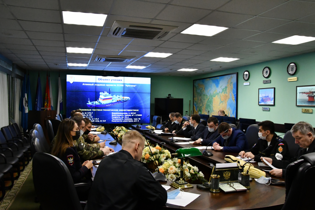 В Мурманске проведено антитеррористическое учение на атомном ледоколе "Арктика"