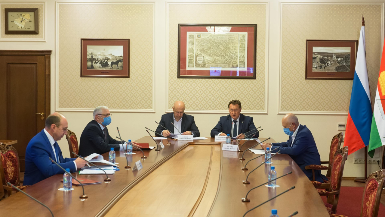 Открытие заседания Антитеррористической комиссии в Калужской области