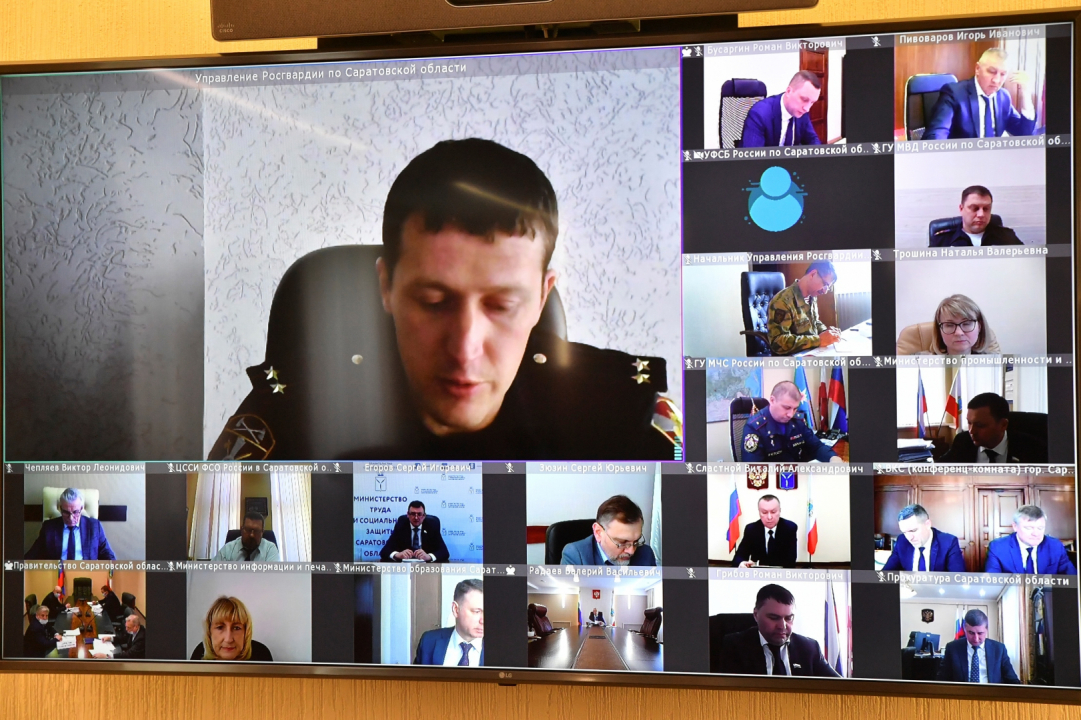 Состоялось очередное заседание антитеррористической комиссии в Саратовской области