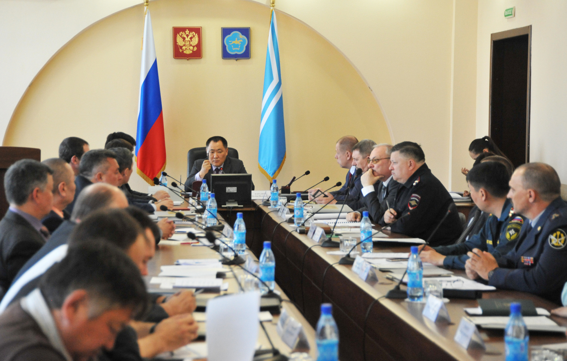 Заседание антитеррористической комиссии в Республике Тыва 