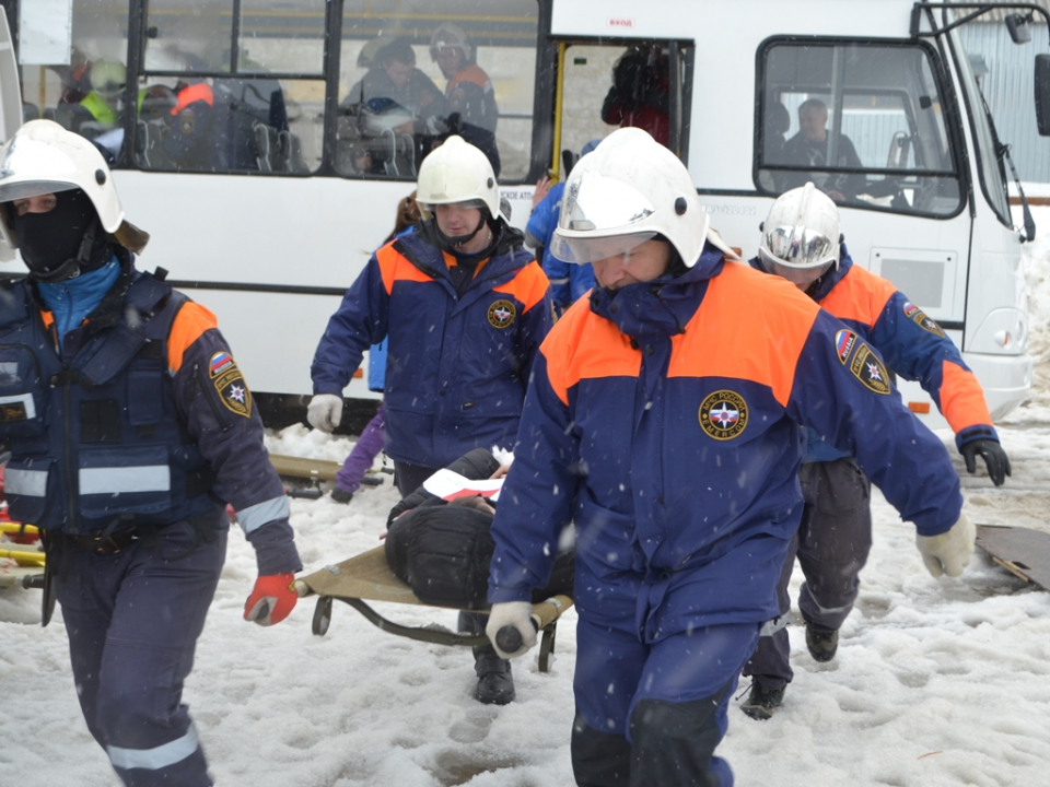 Эвакуация раненных граждан