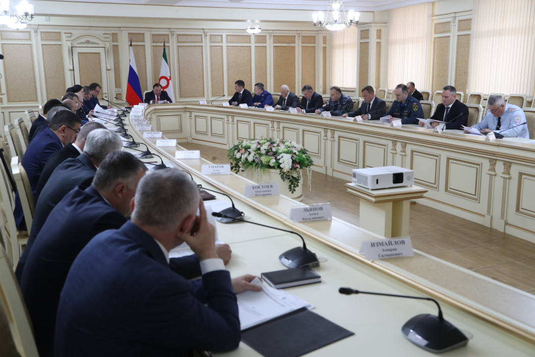 Заседание антитеррористической комиссии в Республике Ингушетия