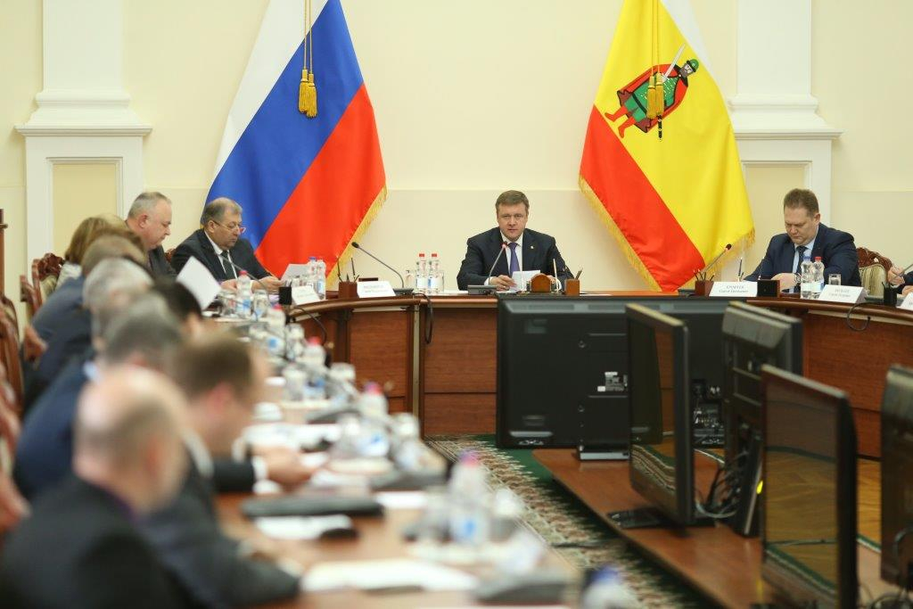 Губернатор Николай Любимов провел совместное заседание региональной антитеррористической комиссии и оперативного штаба в Рязанской области