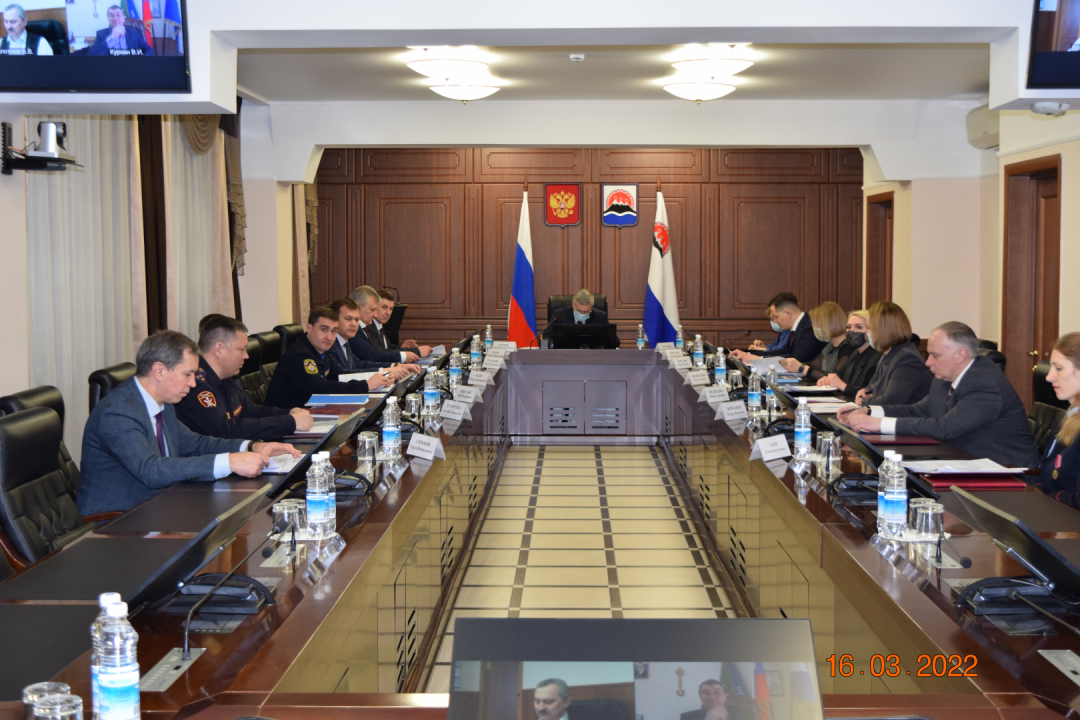 Проведено заседание антитеррористической комиссии в Камчатском крае