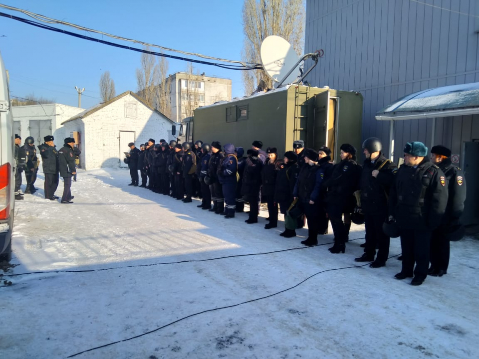 Проведено командно-штабное учение в Волгоградской области 