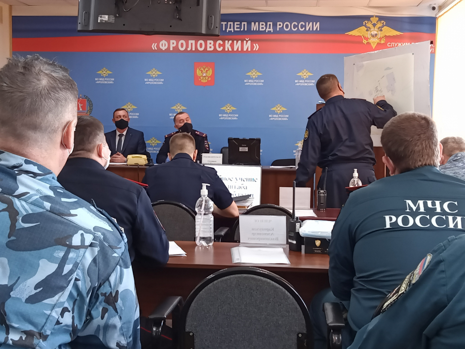 Оперативным штабом в Волгоградской области проведено командно-штабное учение 