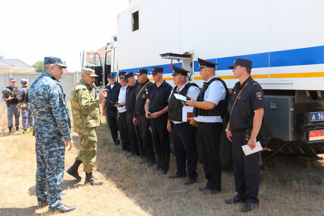 Оперативным штабом в Астраханской области проведено тактико-специальное учение