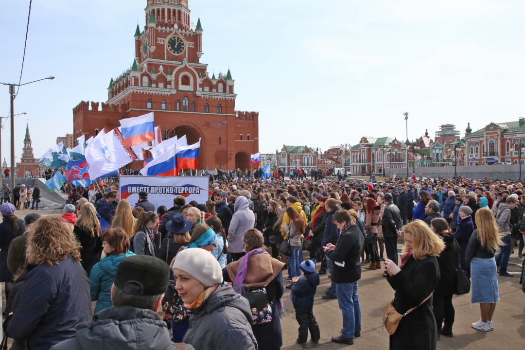 В  Йошкар-Оле состоялся митинг «Вместе против террора»