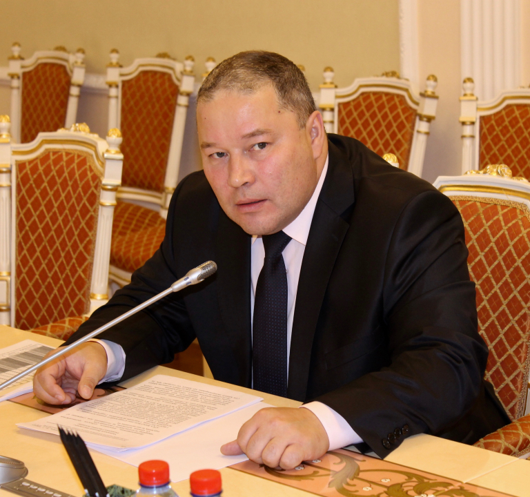 Выступление руководителя аппарата Антитеррористической комиссии в Ямало-Ненецком автономном округе Рината Садретдинова