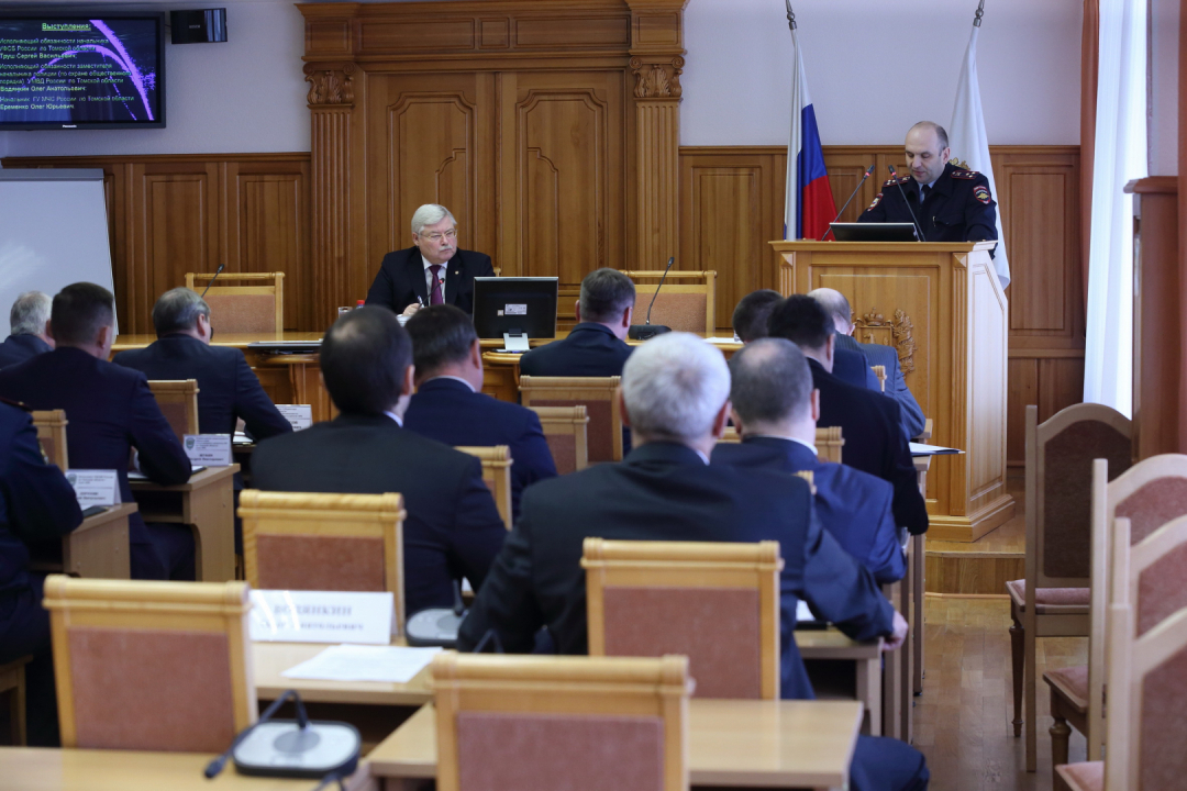 Губернатор Томской области Сергей Жвачкин провел заседание региональной антитеррористической комиссии