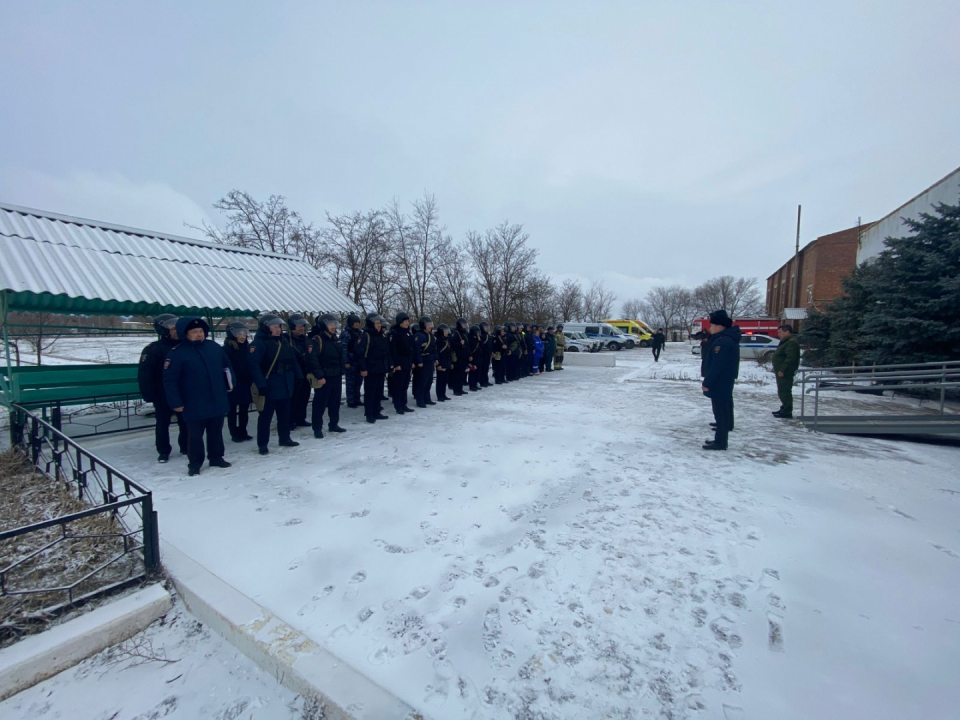 Командно-штабные учения в Республике Калмыкия