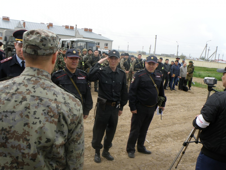 Оперативным штабом в Республике Калмыкии проведено тактико-специальное учение