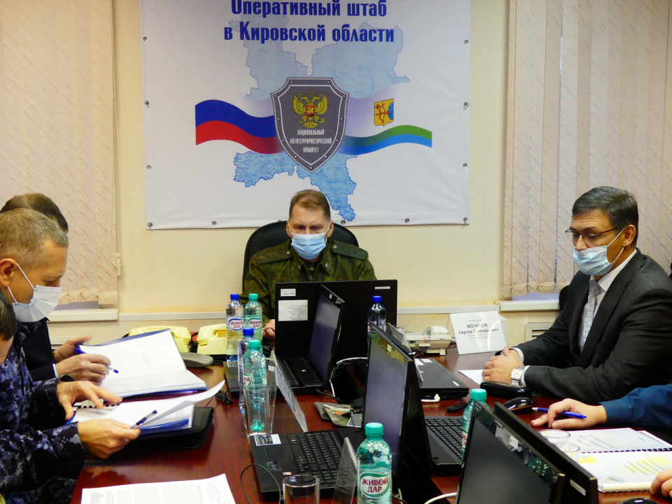 Оперативным штабом в Кировской области проведено плановое антитеррористическое командно-штабное учение «Молния-2020» 