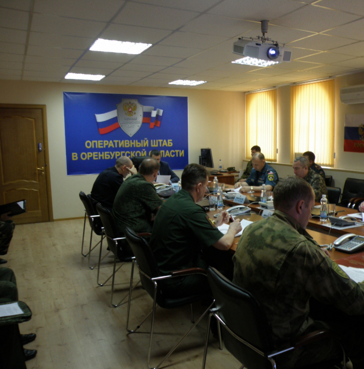 Оперативным штабом в Оренбургской области  проведено тактико-специальное учение под условным наименованием «Экран – Акбулак – 2019»